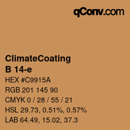 Color code: ClimateCoating - B 14-e | qconv.com