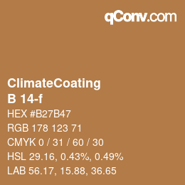 Color code: ClimateCoating - B 14-f | qconv.com