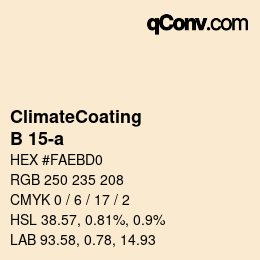 Farbcode: ClimateCoating - B 15-a | qconv.com
