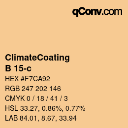 Color code: ClimateCoating - B 15-c | qconv.com