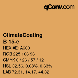 Color code: ClimateCoating - B 15-e | qconv.com