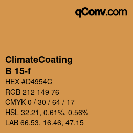 Farbcode: ClimateCoating - B 15-f | qconv.com