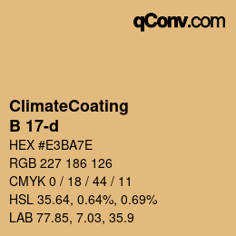 Código de color: ClimateCoating - B 17-d | qconv.com