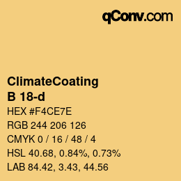 Farbcode: ClimateCoating - B 18-d | qconv.com