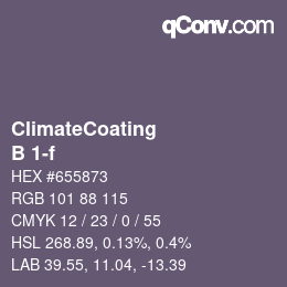 Color code: ClimateCoating - B 1-f | qconv.com