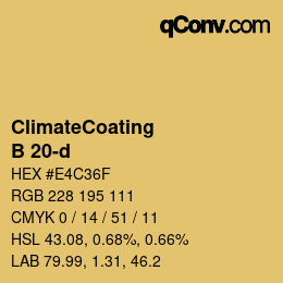 Color code: ClimateCoating - B 20-d | qconv.com