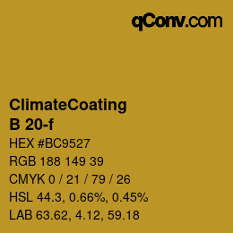 Color code: ClimateCoating - B 20-f | qconv.com