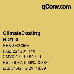 Farbcode: ClimateCoating - B 21-d | qconv.com