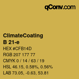Código de color: ClimateCoating - B 21-e | qconv.com