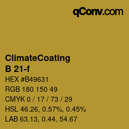 Color code: ClimateCoating - B 21-f | qconv.com