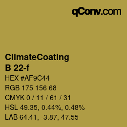 Color code: ClimateCoating - B 22-f | qconv.com