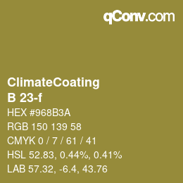 Farbcode: ClimateCoating - B 23-f | qconv.com