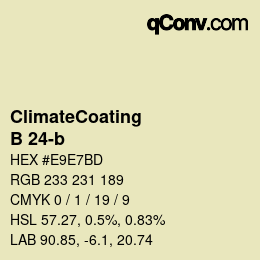 Color code: ClimateCoating - B 24-b | qconv.com