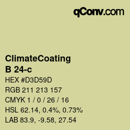 Color code: ClimateCoating - B 24-c | qconv.com