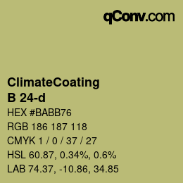 Color code: ClimateCoating - B 24-d | qconv.com