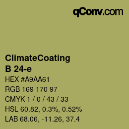 Código de color: ClimateCoating - B 24-e | qconv.com