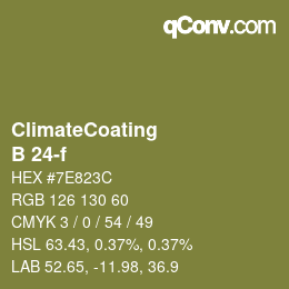 Código de color: ClimateCoating - B 24-f | qconv.com