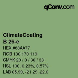 Color code: ClimateCoating - B 26-e | qconv.com