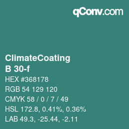 Color code: ClimateCoating - B 30-f | qconv.com