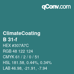 Farbcode: ClimateCoating - B 31-f | qconv.com