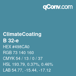 Código de color: ClimateCoating - B 32-e | qconv.com