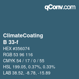 Color code: ClimateCoating - B 33-f | qconv.com