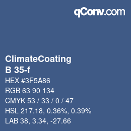 Color code: ClimateCoating - B 35-f | qconv.com