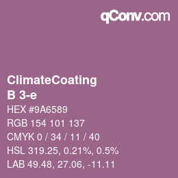Color code: ClimateCoating - B 3-e | qconv.com
