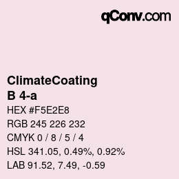 Farbcode: ClimateCoating - B 4-a | qconv.com