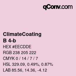 Código de color: ClimateCoating - B 4-b | qconv.com