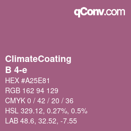 Código de color: ClimateCoating - B 4-e | qconv.com