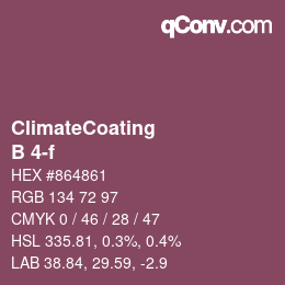Color code: ClimateCoating - B 4-f | qconv.com