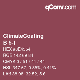 Color code: ClimateCoating - B 5-f | qconv.com