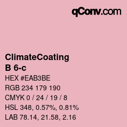 Farbcode: ClimateCoating - B 6-c | qconv.com