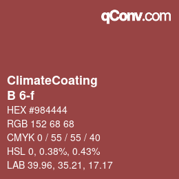 Color code: ClimateCoating - B 6-f | qconv.com