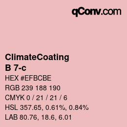 Code couleur: ClimateCoating - B 7-c | qconv.com