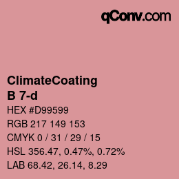 Color code: ClimateCoating - B 7-d | qconv.com