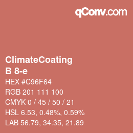 Color code: ClimateCoating - B 8-e | qconv.com