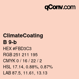 Código de color: ClimateCoating - B 9-b | qconv.com