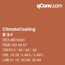Color code: ClimateCoating - B 9-f | qconv.com