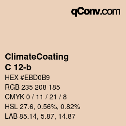 Color code: ClimateCoating - C 12-b | qconv.com