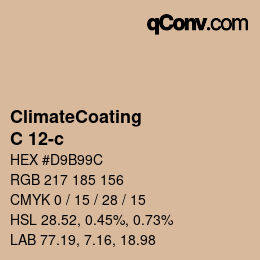 Color code: ClimateCoating - C 12-c | qconv.com