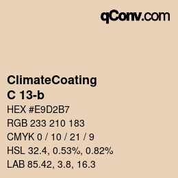 Farbcode: ClimateCoating - C 13-b | qconv.com