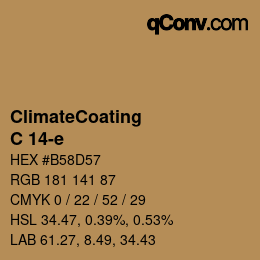 Code couleur: ClimateCoating - C 14-e | qconv.com