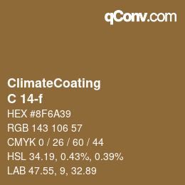 Color code: ClimateCoating - C 14-f | qconv.com