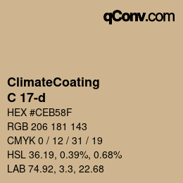 Código de color: ClimateCoating - C 17-d | qconv.com