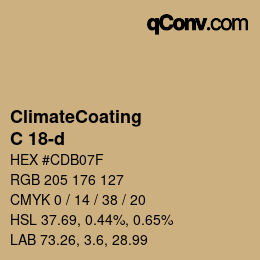 Farbcode: ClimateCoating - C 18-d | qconv.com