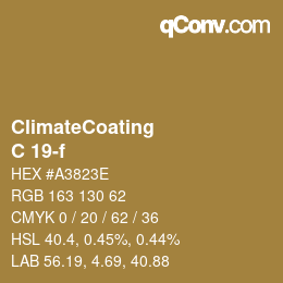 Code couleur: ClimateCoating - C 19-f | qconv.com