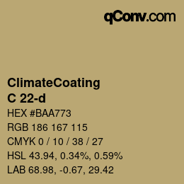 Farbcode: ClimateCoating - C 22-d | qconv.com