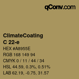 Farbcode: ClimateCoating - C 22-e | qconv.com
